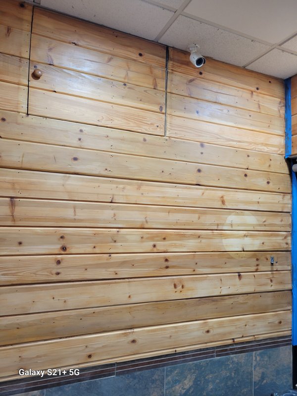 Pine Wall Finish